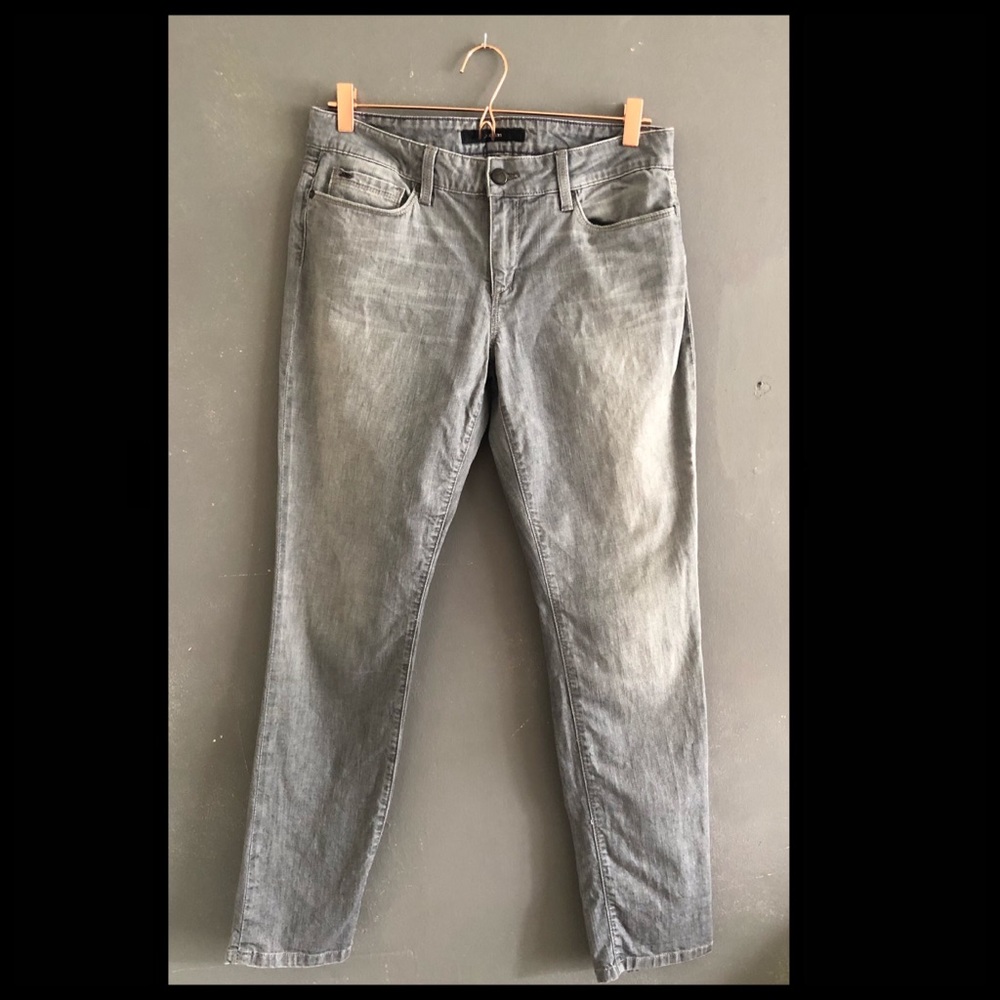 Gray Joe’s Jeans “Rolled Chelsea” skinny jeans
